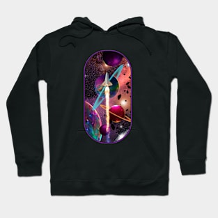 A Surreal Trip to Space Hoodie